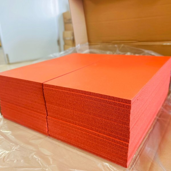 Red Silicone Rubber Sheet for High Temperature Heating Pad