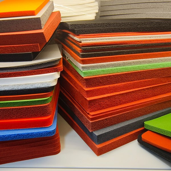 SILICONE SPONGE SHEETS DIE CUT PADS GASKETS MATERIAL
